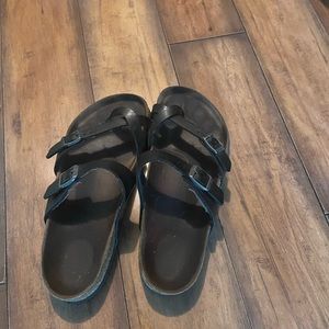 Black Birkenstocks size 8